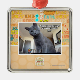 Gemeines Wadya "erhalten Hilfe"? Silbernes Ornament