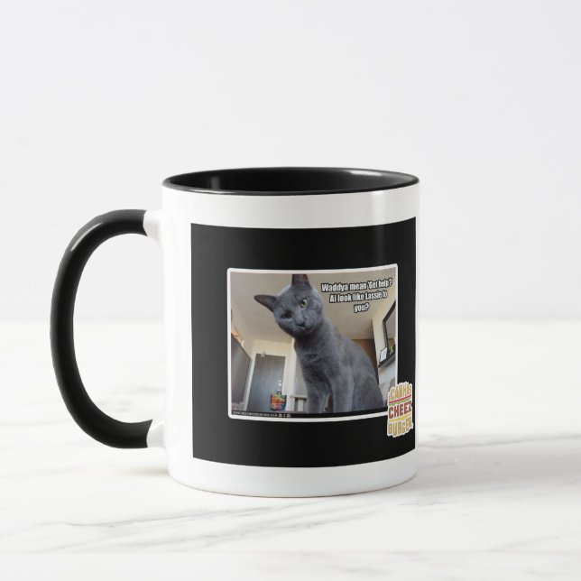 Gemeines Wadya "erhalten Hilfe"? Tasse (Links)