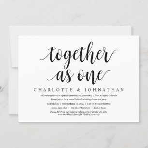 Gemeinsam als ein Party zum Hochzeitsessen Einladung