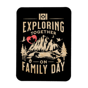 Gemeinsam am Familientag erkunden Magnet