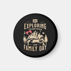 Gemeinsam am Familientag erkunden Magnet