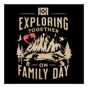 Gemeinsam am Familientag erkunden Poster