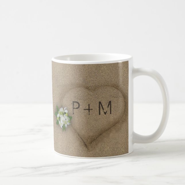 Gemeinsam am Strand spazieren Tasse (Rechts)