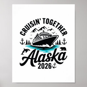 Gemeinsam auf Kreuzfahrt 2026 Alaska Reise Matchin Poster