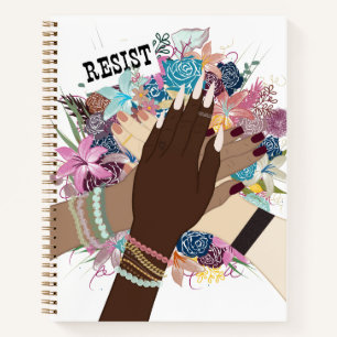 Gemeinsam aufleben - feministische Kunst des Flori Notizbuch