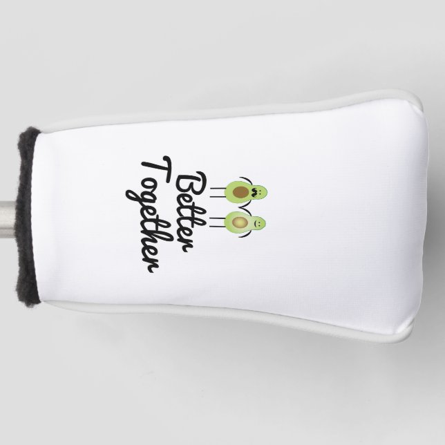Gemeinsam Avocado Paar Golf Headcover (Vorderseite)