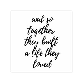 Gemeinsam bauten sie ein Leben, das sie liebten Ka Permastempel