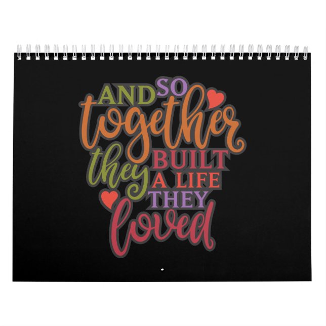 Gemeinsam bauten sie eine Wiedersehen für Lebensfa Kalender (Titelbild)