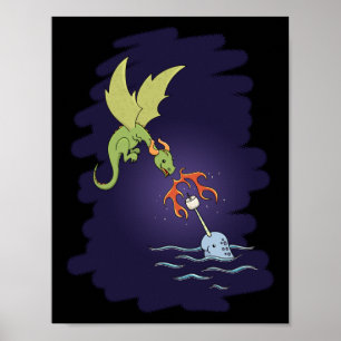 Gemeinsam besser - Narwhal und Dragon Poster