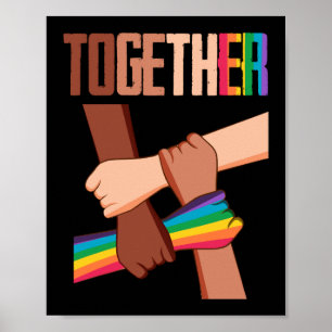 Gemeinsam Black Lives Materie Poster