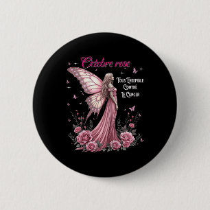 Gemeinsam Brustkrebs bekämpfen - Oktober-Rose Button