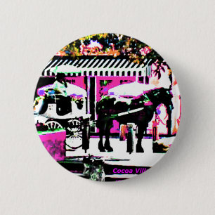 Gemeinsam Cocoa Village Gibney The MUSEUM Zazzle Button