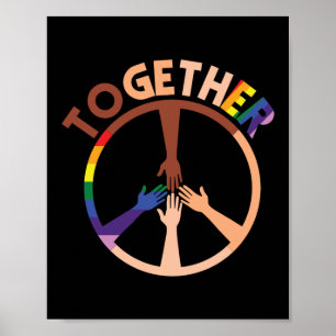 Gemeinsam die schwarze Lebensfrage Poster