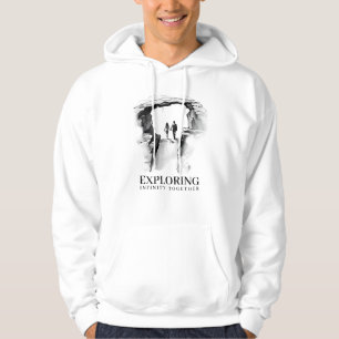 Gemeinsam die Unendlichkeit erkunden Hoodie