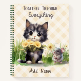 Gemeinsam durch alles Spiral Notebook Notizbuch