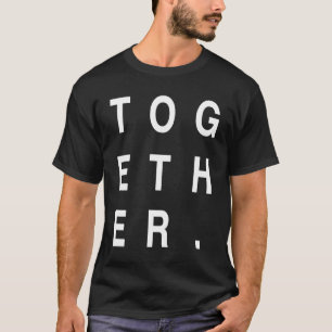 Gemeinsam Eltern Vater Mama Minimalistisch Familie T-Shirt