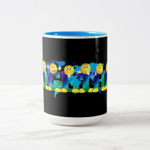 Gemeinsam Emojis Zweifarbige Tasse