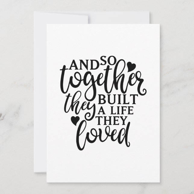 Gemeinsam erschufen sie eine Wiedersehen-Idee für  Dankeskarte (Vorderseite)