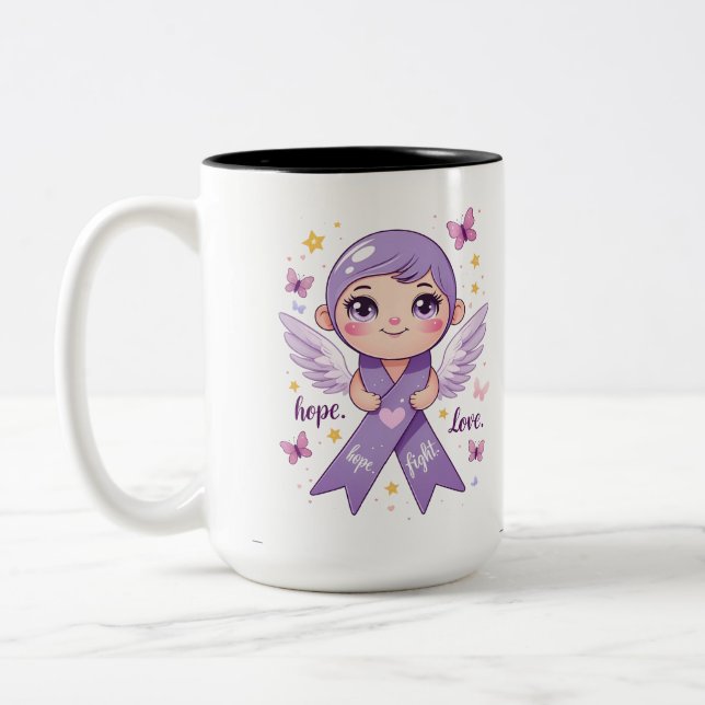 Gemeinsam für eine Heilung Zweifarbige Tasse (Links)