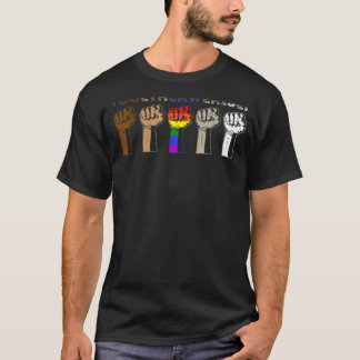 Gemeinsam heben wir Apparel Human Rights Social Ju T-Shirt
