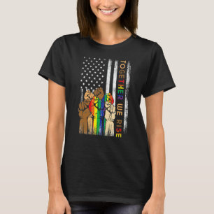 Gemeinsam heben wir die Gleichberechtigung der ame T-Shirt