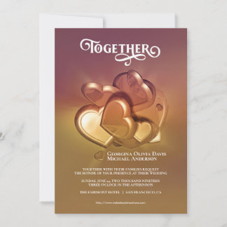 Gemeinsam Hochzeitsankündigung Ankündigung