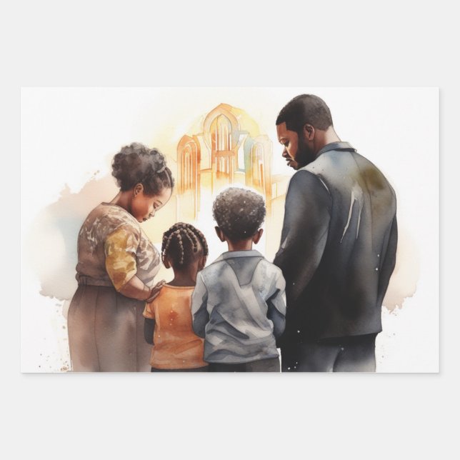 Gemeinsam im Glauben: Die spirituelle Verbindung e Geschenkpapier Set (Vorderseite)