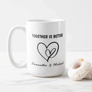 Gemeinsam ist der Valentinstag Kaffeetasse