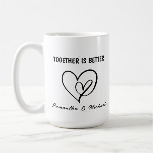 Gemeinsam ist der Valentinstag Kaffeetasse