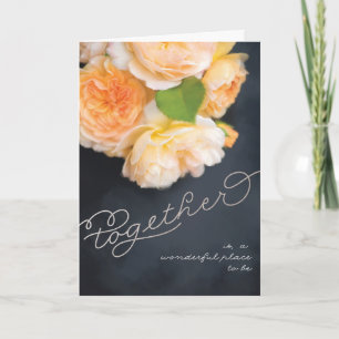 Gemeinsam ist ein wunderbarer Ort, um gemeinsam zu Karte