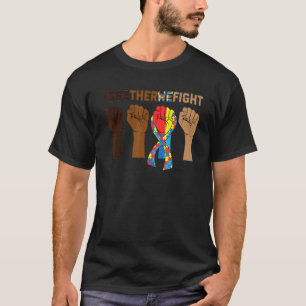 Gemeinsam kämpfen wir gegen Autismus Bewusstsein F T-Shirt