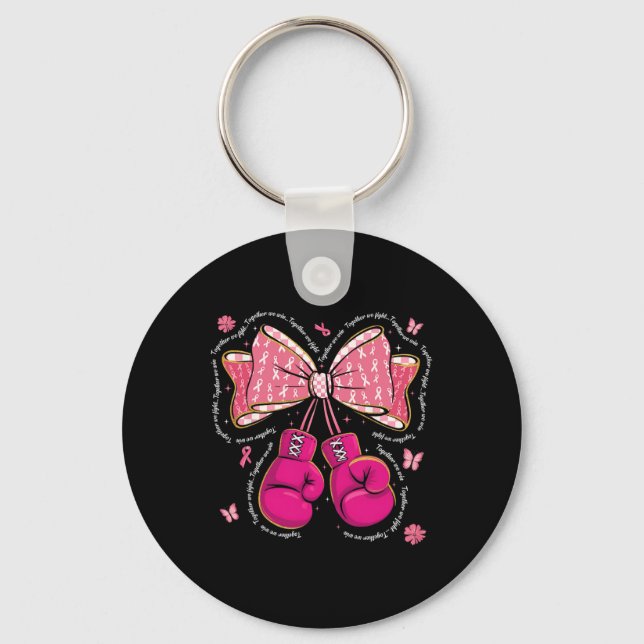 Gemeinsam kämpfen wir gewinnen Boxhandschuhe Bow B Schlüsselanhänger (Vorderseite)