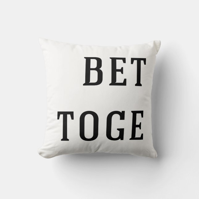 Gemeinsam Kissen für Paare (Vorderseite)