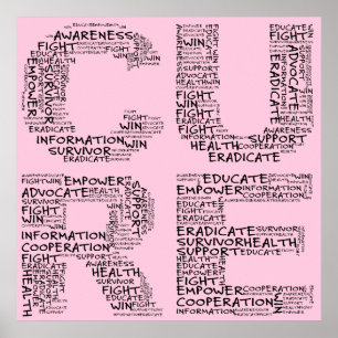 Gemeinsam können wir eine Heilung finden (schwarze Poster