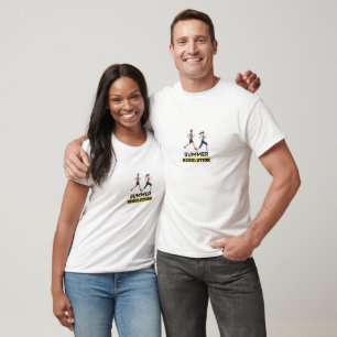 🏃 gemeinsam laufen - Entschließung des Sommer T-Shirt