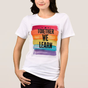 Gemeinsam lernen wir Tri-Blend shirt