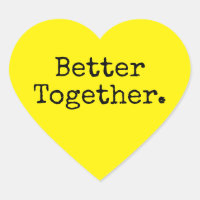 Gemeinsam Liebe hellgelb