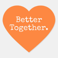 Gemeinsam Liebe Orange