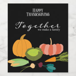 Gemeinsam machen wir eine Familienvorstellung, Gem Weinetikett