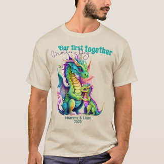 Gemeinsam Mama und Baby Dragon - unser 1. Mutterta T-Shirt
