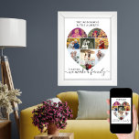 Gemeinsam Personalisiertes Herz geformt 9 FotoColl Poster<br><div class="desc">Erstellen Sie Ihr eigenes personalisiertes Poster mit 9 Ihrer Lieblings-Fotos und Ihren Familiennamen(en). Die Fotovorlage ist ein Set, um eine Foto-Collage in Form eines Liebe-Herzens zu erstellen und Ihre Bilder in einer Mischung aus Portrait und Landschaftsformat anzuzeigen. Laden Sie Ihre Fotos, die in Reihen arbeiten, von oben nach unten hoch....</div>