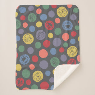 Gemeinsam Polka Dot Muster Sherpadecke