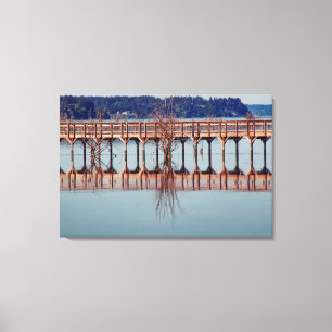 Gemeinsam reflektieren leinwanddruck