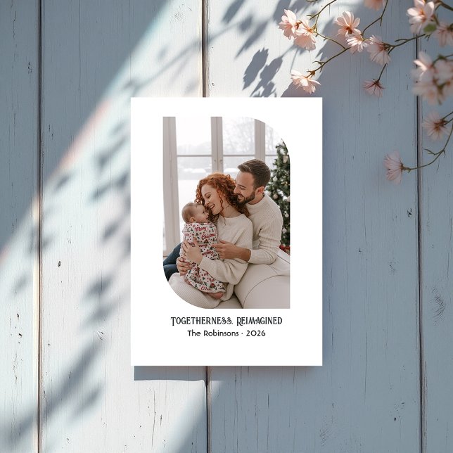 Gemeinsam Reimaged Foto Weihnachten (Togetherness Reimagined Family Photo Christmas Holiday Card)