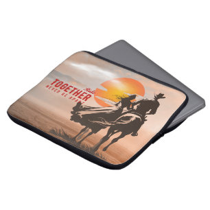 Gemeinsam reiten - Ein wunderbares Western-Leben ( Laptopschutzhülle
