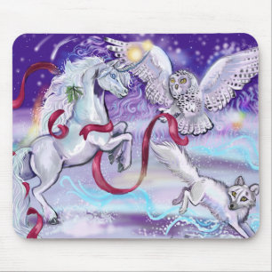 Gemeinsam sind wir ein Einhorn Mousepad
