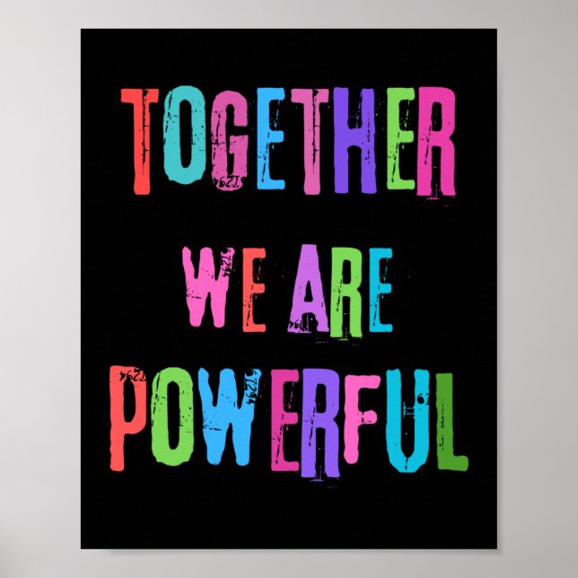 Gemeinsam sind wir mächtig poster (Vorne)
