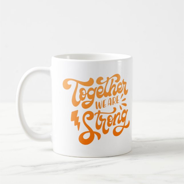 gemeinsam sind wir stark kaffeetasse (Links)