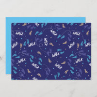 Gemeinsam spazieren: Silhouette des Erlebnisfußabd