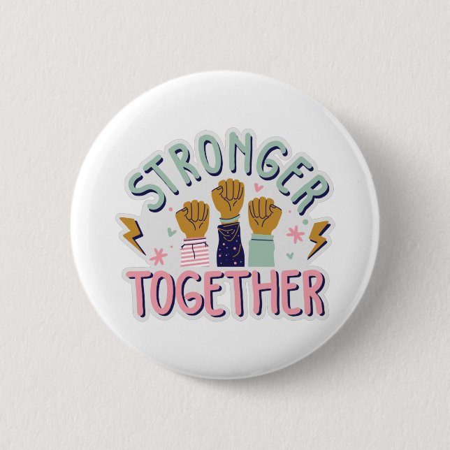 Gemeinsam stärken button (Vorderseite)